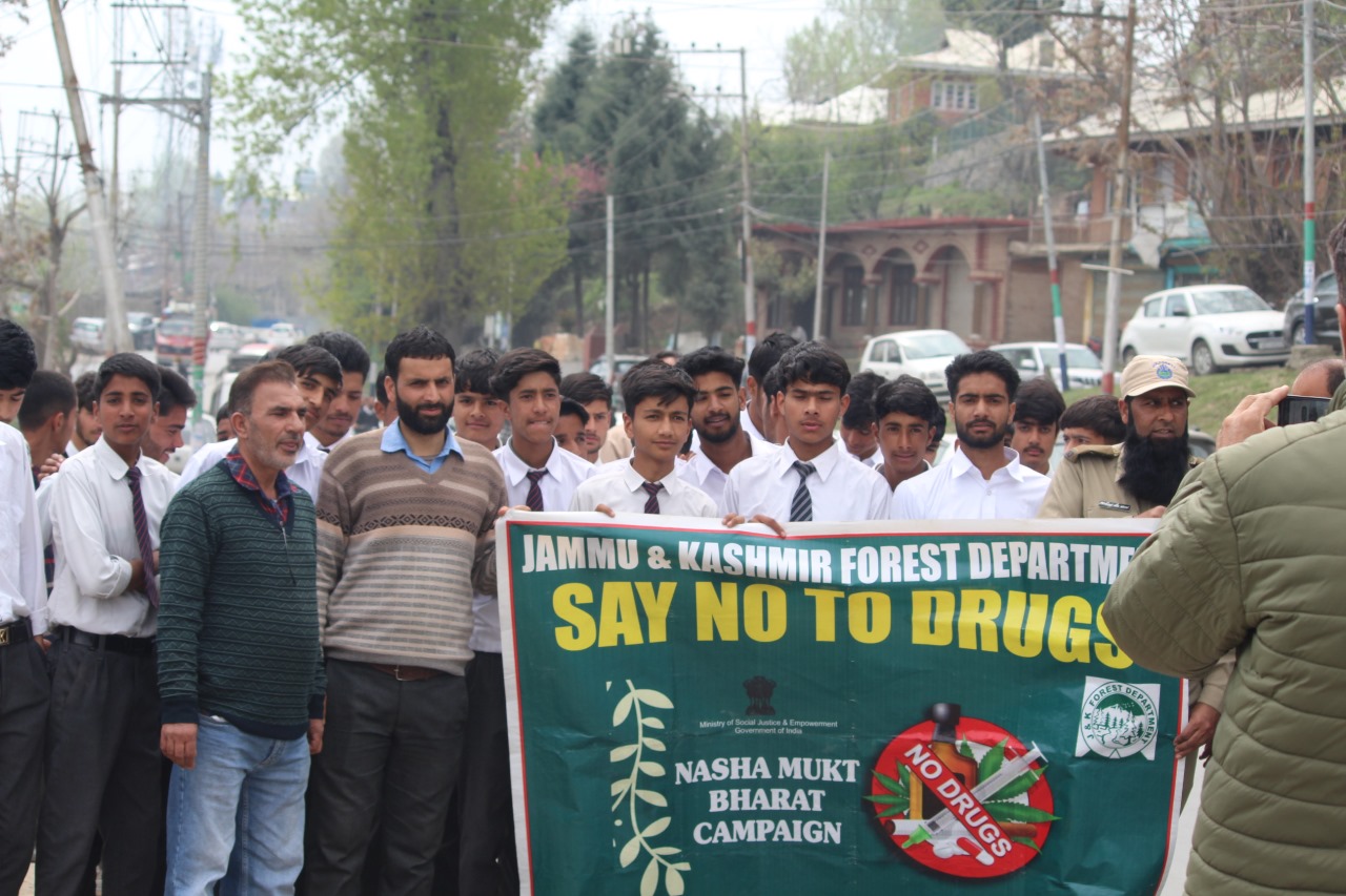 Anti drug rally